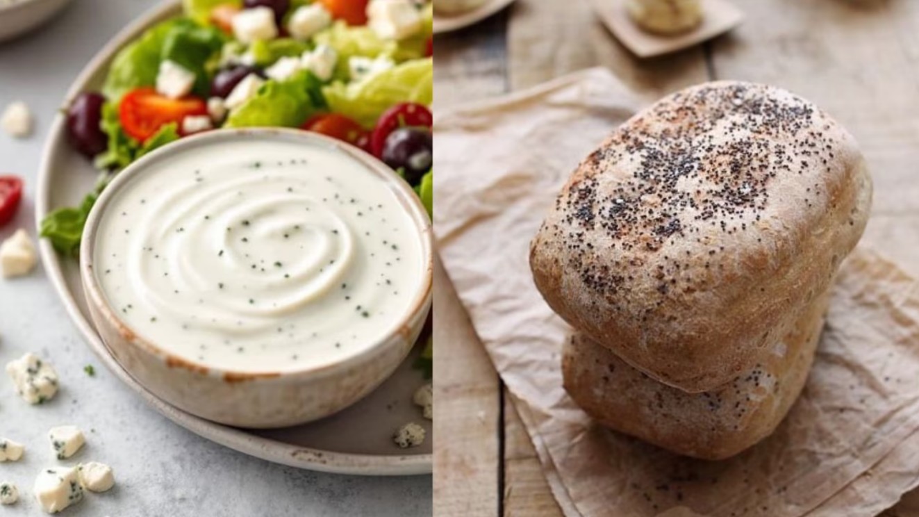 NYC: Pain Au Lait Sandwich Salad & Dressing